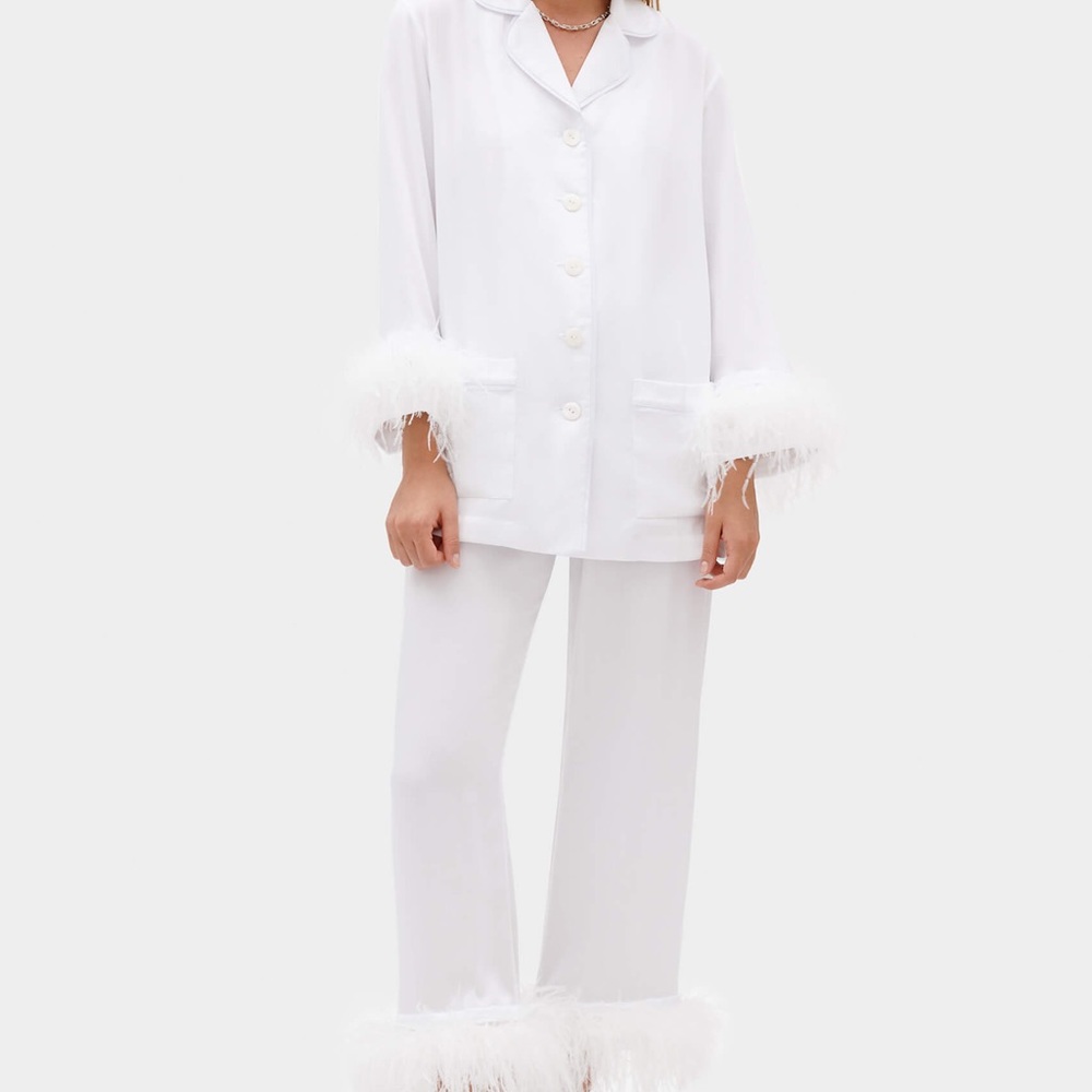 Sleeper feather pajamas, size small